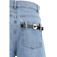 Coperni Blue Cotton Bermuda Shorts