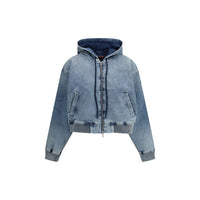 Diesel Blue Cotton Denim Jacket