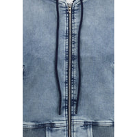 Diesel Blue Cotton Denim Jacket
