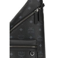 MCM Black Fabric Shoulder Bag