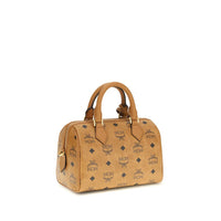 MCM Brown Fabric Handbag