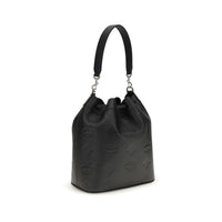 MCM Black Calf Leather Bos Taurus Backet Bag
