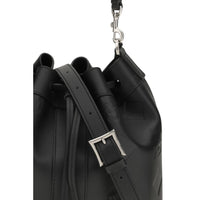 MCM Black Calf Leather Bos Taurus Backet Bag