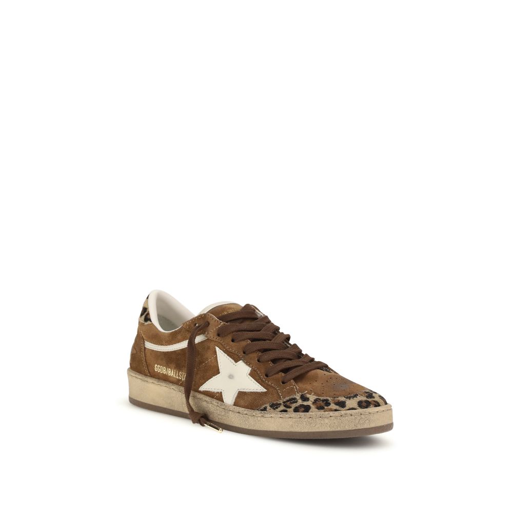 Golden Goose Brown Calf Leather Bos Taurus Low Top Sneakers