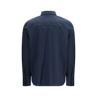 Brunello Cucinelli Blue Cotton Dress Shirt