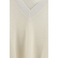 Brunello Cucinelli Cream Cashmere Cashmere Sweater