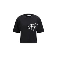 Off-White Black Cotton T-Shirt