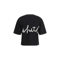 Off-White Black Cotton T-Shirt