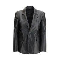 Balenciaga Black Leather Jacket