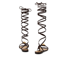 Valentino Garavani Brown Leather Sandals