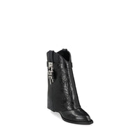 Givenchy Black Calfskin Lace-Up Boots