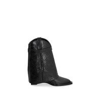 Givenchy Black Calfskin Lace-Up Boots