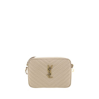 Saint Laurent Beige Calf Leather Bos Taurus Shoulder Bag