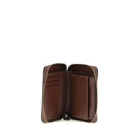 PINKO Brown Calf Leather Bos Taurus Wallet
