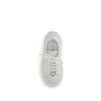Casadei White Rubber Platform Sneakers