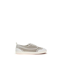 Carel Paris Beige Cotton Low Top Sneakers