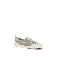 Carel Paris Beige Cotton Low Top Sneakers