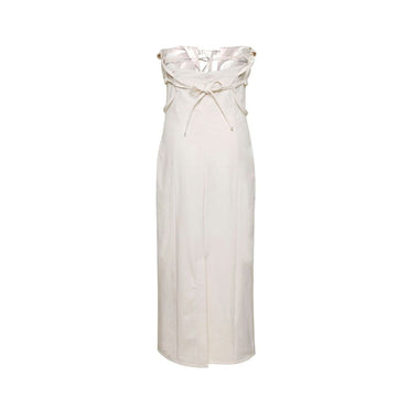 Jacquemus White Cotton Casual Dress