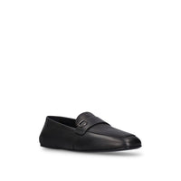 Salvatore Ferragamo Brown Calfskin Slip-On Loafers