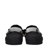Jw Anderson Black Leather Slippers