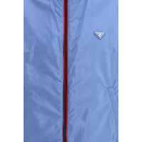 Prada Light Blue Recycled Polyamide Shell Jacket