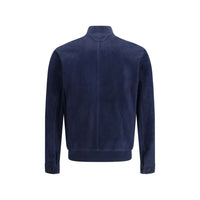 Salvatore Santoro Blue Calf Leather Jacket