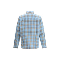 Diesel Light Blue Cotton Pattern Shirt