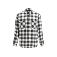 Amiri Black Cotton Pattern Shirt