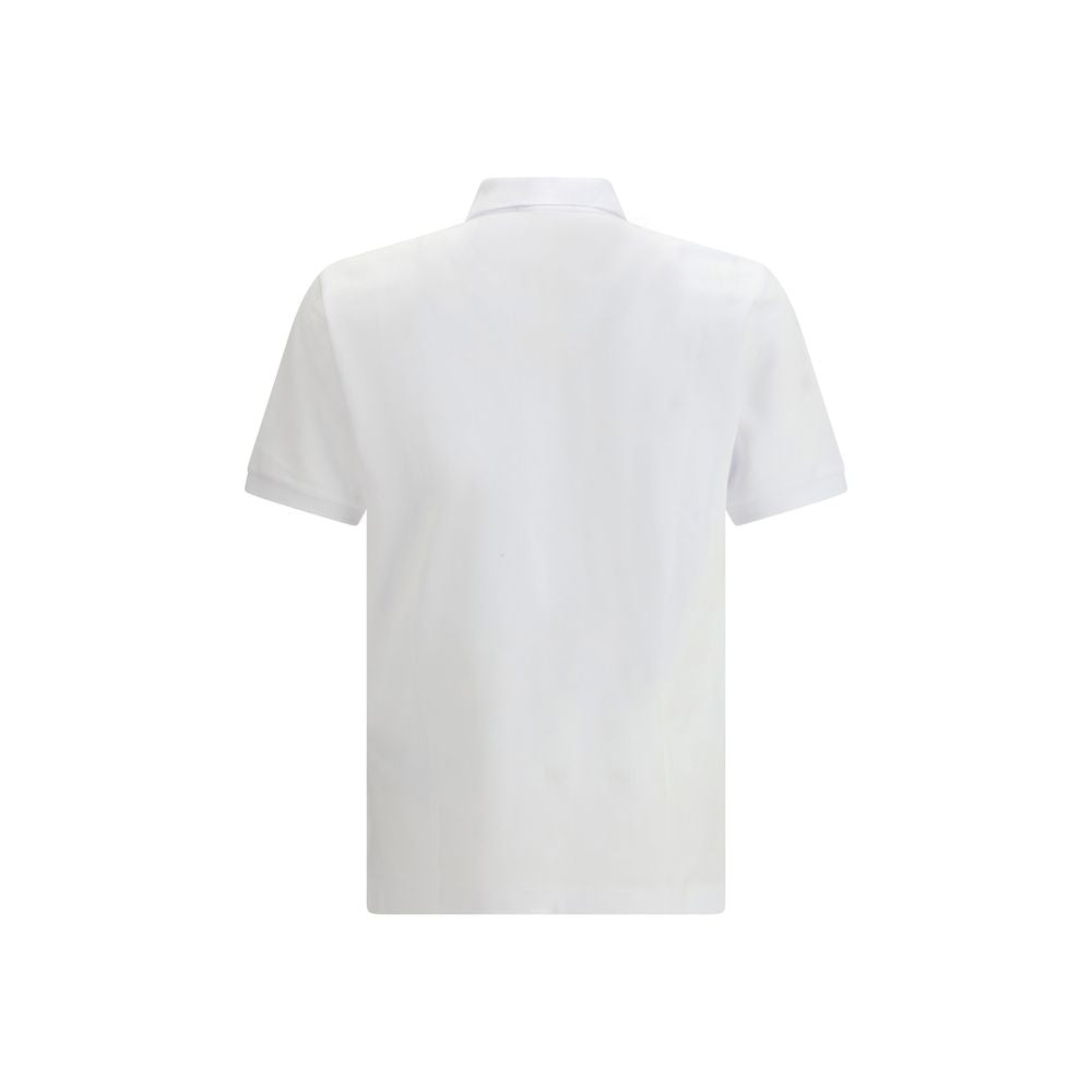 Stone Island White Cotton Polo Shirt