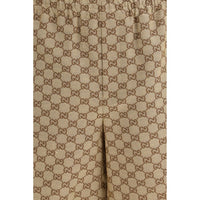 Gucci Beige Linen Bermuda Shorts
