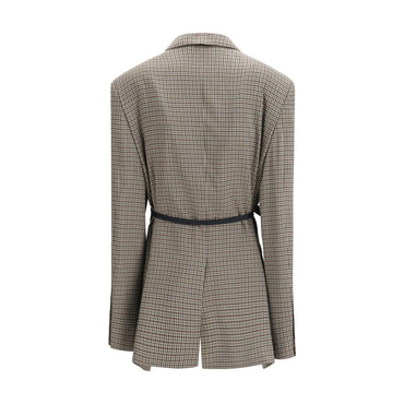 Balenciaga Multicolor Lyocell Coat