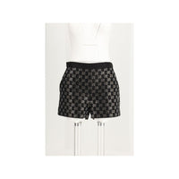 Gucci Black Viscose Short And Mini Shorts