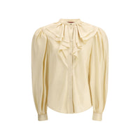 Gucci Beige Silk Shirt
