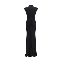 Jacquemus Black Viscose Cocktail Dress