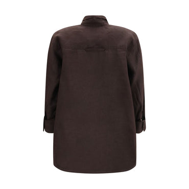 Citizens of Humanity Brown Linen Blouse