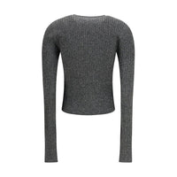 Amiri Black Viscose Cardigan