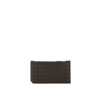 Bottega Veneta Brown Calfskin Cardholder