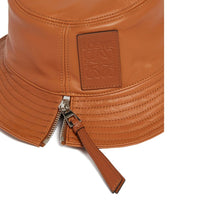 Loewe Brown Calfskin Bucket Hat