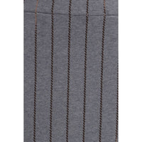 Brunello Cucinelli Gray Cotton Midi Skirt