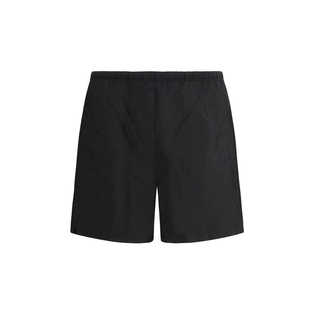 Prada Black Recycled Polyamide Shorts