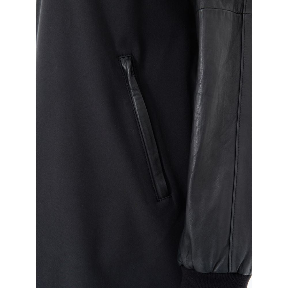 Moose Knuckles Black Cotton Parka