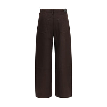 Citizens of Humanity Brown Linen Casual Pants
