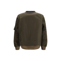 Sacai Blue Cotton Sweatshirt