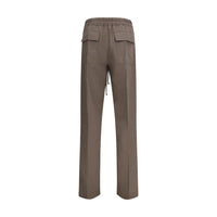 Rick Owens Brown Viscose Casual Pants