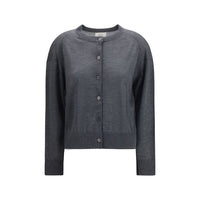 Loulou De Saison Gray Cashmere Cardigan