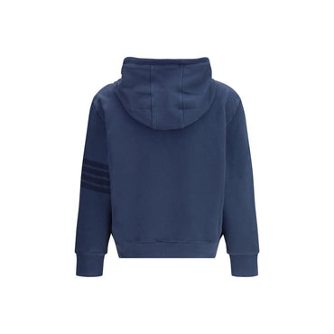 Thom Browne Blue Cotton Sweatshirt