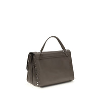Zanellato Brown Calf Leather Bos Taurus Handbag