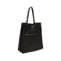 Zanellato Black Calf Leather Bos Taurus Handbag