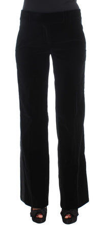 Ermanno Scervino Black Viscose Pants