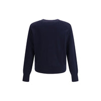 Ami Paris Blue Merino Wool Sweatshirt